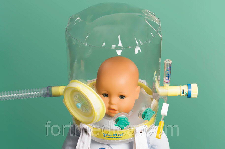 Шолом для неінвазивної вентиляції легенів. Шолом для СиПАП CPAP StarMed CaStar Infant