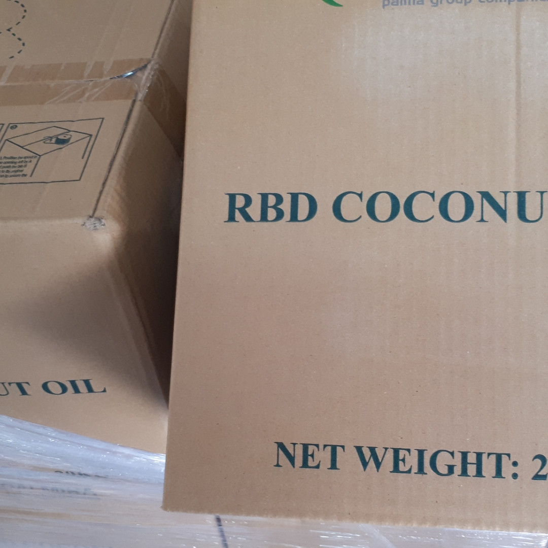 Олія кокосова рафінована,ящик 18 кг