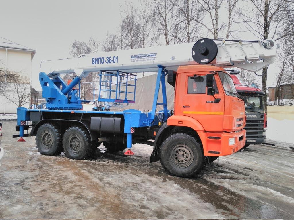 Автопідіймач ВІПО-36 КАМАЗ 43118