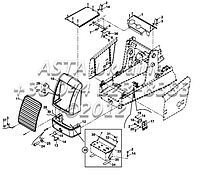 Кузовные запчасти, капот, бампер радиатор на Hidromek 102B