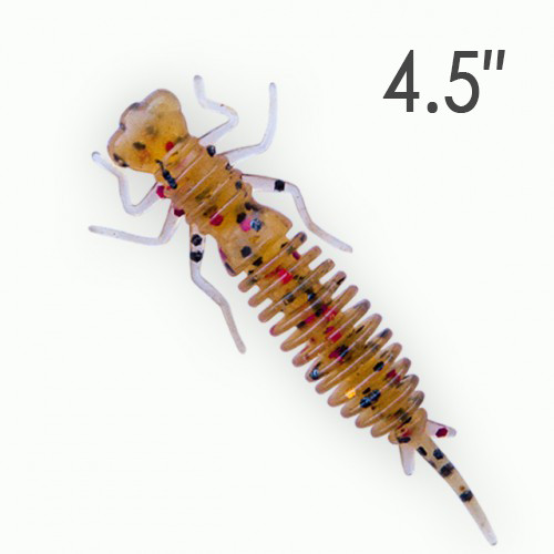 LARVA 4.5"(115 мм) 5шт. Силікон Fanatik 003