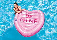 Надувний матрац для плавання Intex 58789 "Конфетне серце" (145х142 см)