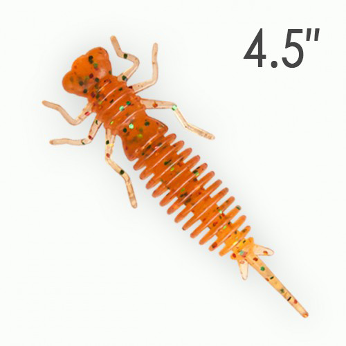 LARVA 4.5"(115 мм.) 5шт. Силикон Fanatik 009