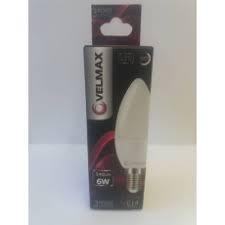 LED Лампа VELMAX 6w V-C37 E27 4100 K 540LM 00-20-44 яскраве світло свічки