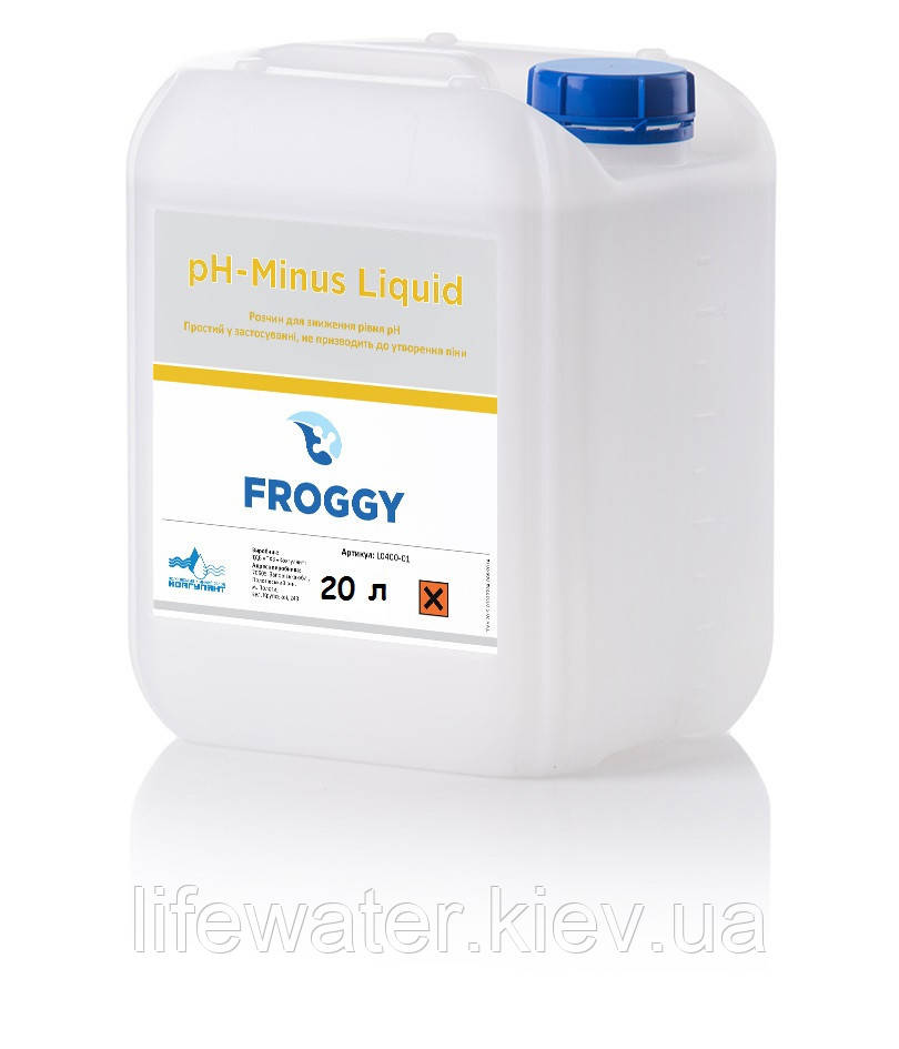 PH Минус Жидкий 20 Л PH- Minus Liquid SA FROGGY (серная Кислота 35% ...