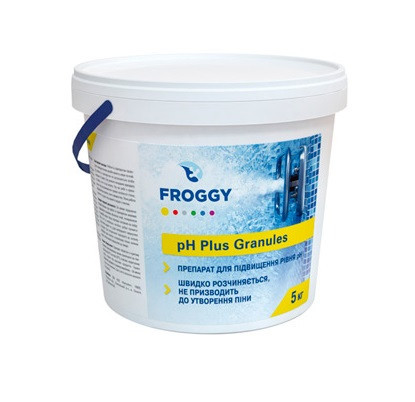 Засіб для підвищення рівня PH води в басейні 5кг PH-Plus Granules FROGGY