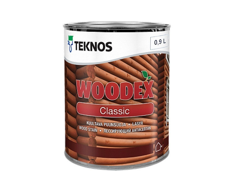 Антисептик для дерева Teknos Woodex Classic (ТЕКНОС ВУДЕКС КЛАСІК) 0.9 л