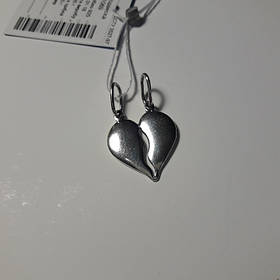 Срібна підвіска парна