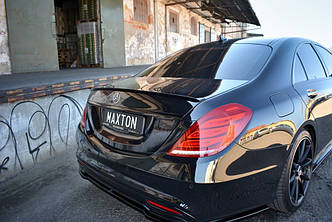 Спойлер Mercedes w222 тюнінг елерон сабля
