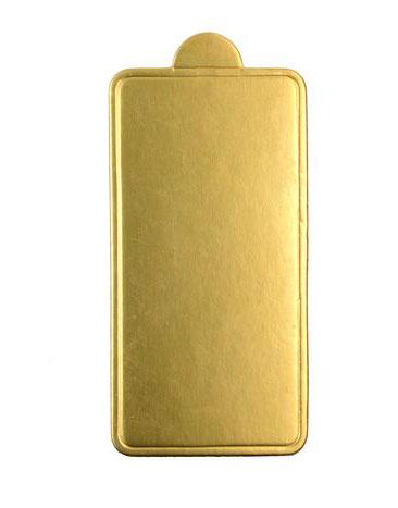 Підкладка для торта і тістечко 100*70 мм, товщина 0,3 мм, набір 10 шт, золото, фото 1