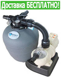 Пісочний фільтр для басейну EMAUX FSU-8TP (8 м3/год, 17 кг піску)