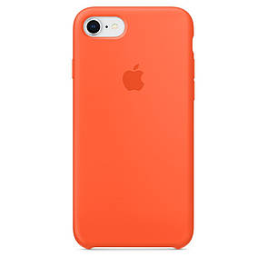 Силіконовий чохол Silicone Case Premium Spicy Orange для iPhone 7 8, фото 2