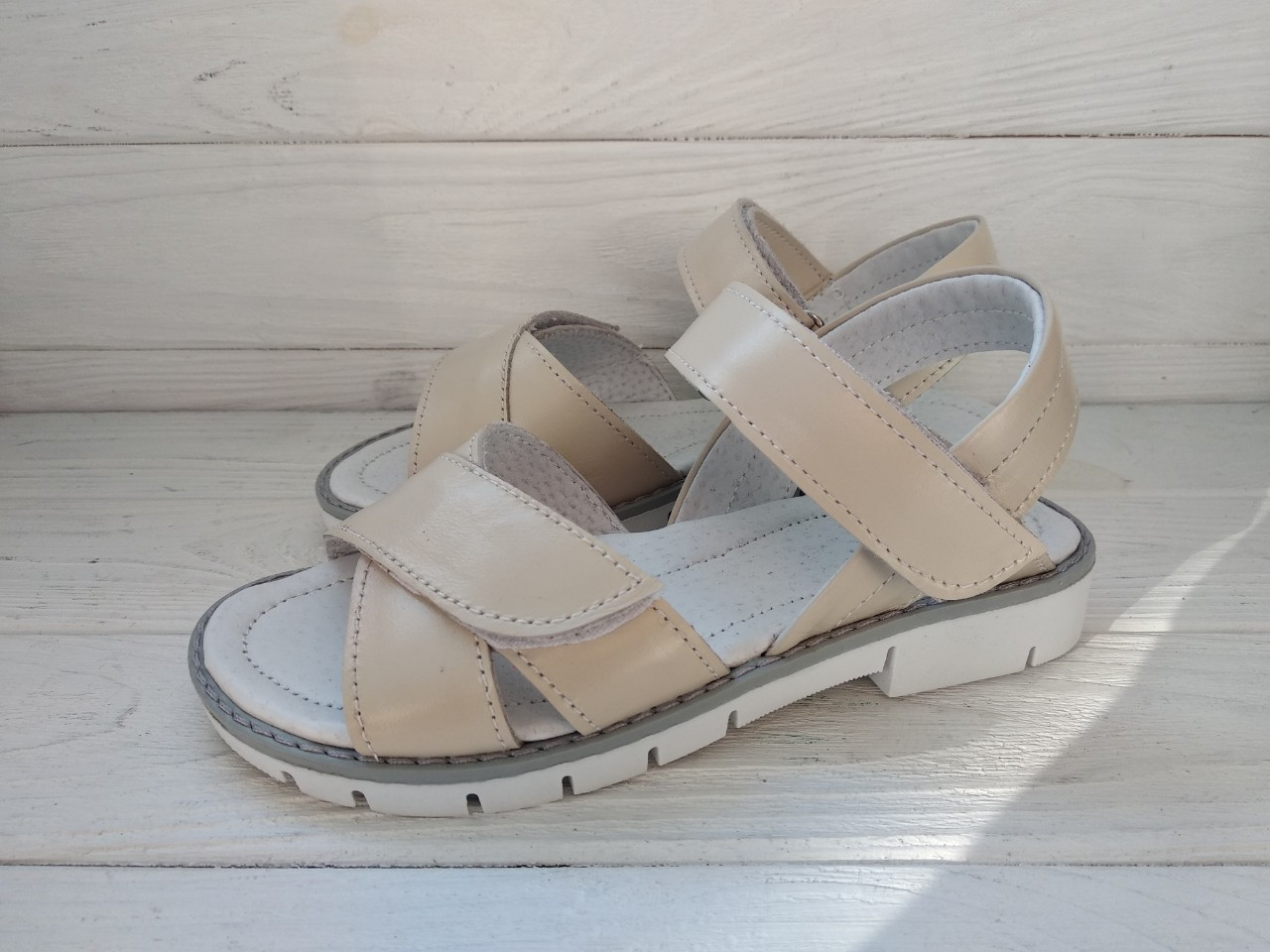 Босоніжки DStyle шкіра beige 28р, 31р