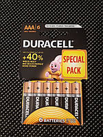 Батарейка DURACELL AAA/LR03 (6шт)