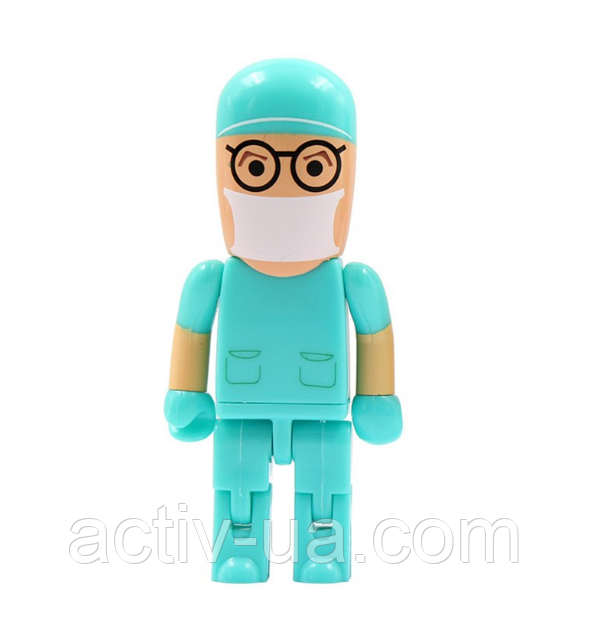 USB флешка Хірург на 64гб, бірюзовий, фото 1