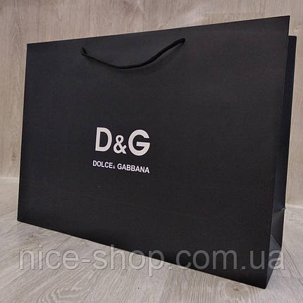 Подарунковий пакет Dolce&Gabbana горизонтальний, mахi, фото 1