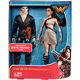 Набір лялька Барбі Чудо жінка і Стів Тревор DC Wonder Woman&Steve Trevor Action Figure, 2 Pack, фото 7