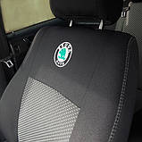 Чохли салона Skoda Octavia  А-5 2008-2013 р (авточохли Шкода Октавія А5), фото 7
