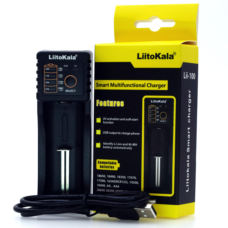 Розумний зарядний пристрій універсальний LiitoKala Lii — 100. Powerbank