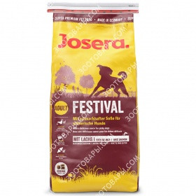 Josera Dog Festival Сухий корм для собак з лососем і рисом, 15 кг