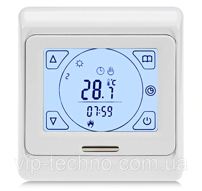 Програмований Терморегулятор E91 (Сенсорний), фото 1