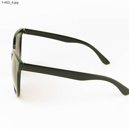 Оптом сонцезахисні окуляри жіночі - Чорні - 1-453, фото 2
