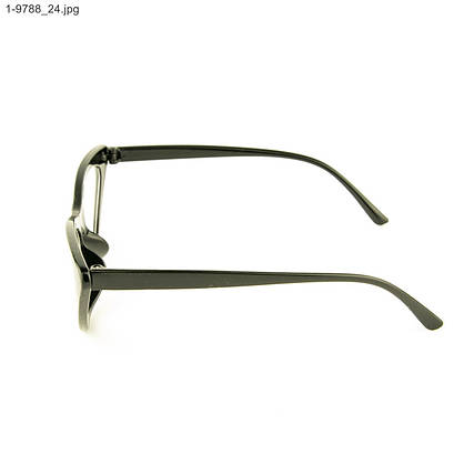 Оптом іміджеві жіночі окуляри котяче око - Чорні - 1-9788, фото 4