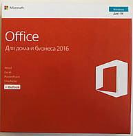 Ліцензійний Microsoft Office 2016 для Дому та Бізнесу, RUS, Box-версія (T5D-02703) відкрита упаковка