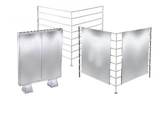 Віддзеркалювачі та огорожі