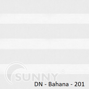 Рулонні штори для вікон День Ніч в закритій системі Sunny з П-подібними направляючими, тканина DN-Bahama - 4, фото 1