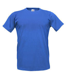 Чоловіча футболка приталені S, 51 Яскраво-Синій