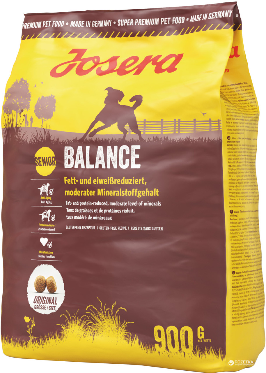 Josera Dog Senior Balance Сухий корм для дорослих літніх собак, 900 гр
