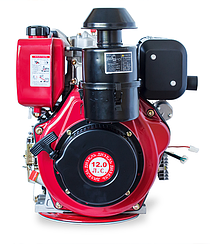 Двигун дизельний WEIMA WM188FBЕ (12 л. с., сьем. циліндр, шліци Ø25мм, ел.старт) + доставка