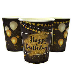 Набір стаканчиків, "Happy Birthday", 10 штук