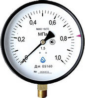 Манометр 10 МПа 160 мм