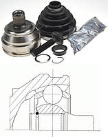 Шрус в комплекте наружный VW Transporter 1.9-2.5TDi с 1994 года без ABS RIDER