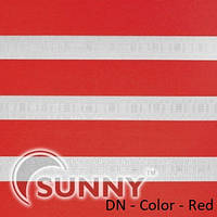 Рулонные шторы для ОКОн День Ночь в закрытой системе Sunny с П-образными направляющими, ткань DN-Color