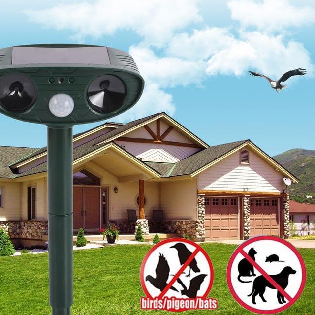 Ультразвуковий відлякувач тварин на сонячній батареї Solar Animal Repeller