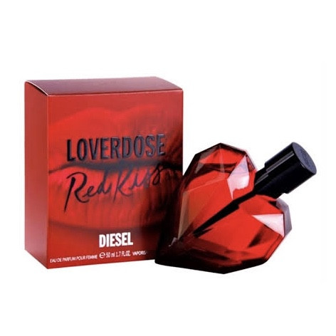 Жіноча парфумована вода Diesel Loverdose Red Kiss 50ml оригінал, солодкий деревний фруктовий аромат
