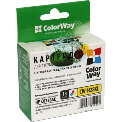 Картридж ColorWay CW-H28XL Color Cyan, Magenta, Yellow (CW-H28XL)