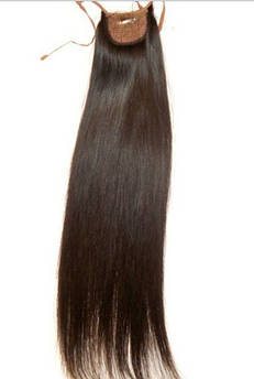 Натуральний накладний хвіст відтінок No2 40 см 100 грамів