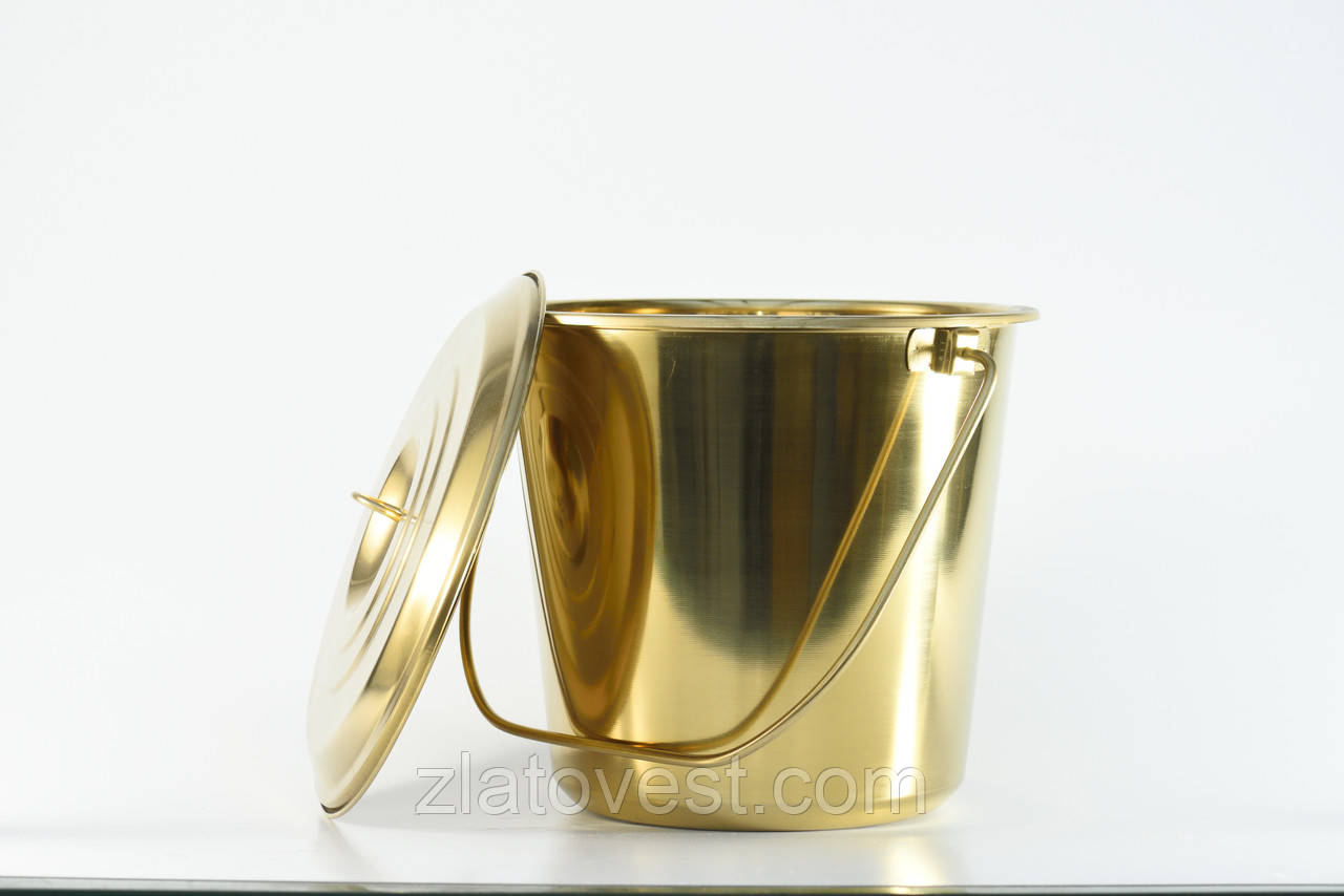 Відро водосвяткове 12 л із кришкою, фото 1