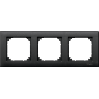 Рамка 3-постова M-PLAN, антрацит Shneider Merten (MTN486314)