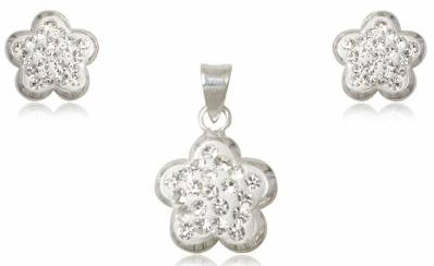 Набір TN342. Срібло 925. Swarovski Crystals, фото 1