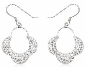 Сережки TN695. Срібло 925. Swarovski Crystals, фото 1