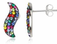 Сережки TN713. Срібло 925. Swarovski Crystals, фото 1