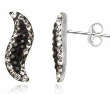 Сережки TN717. Срібло 925. Swarovski Crystals, фото 1