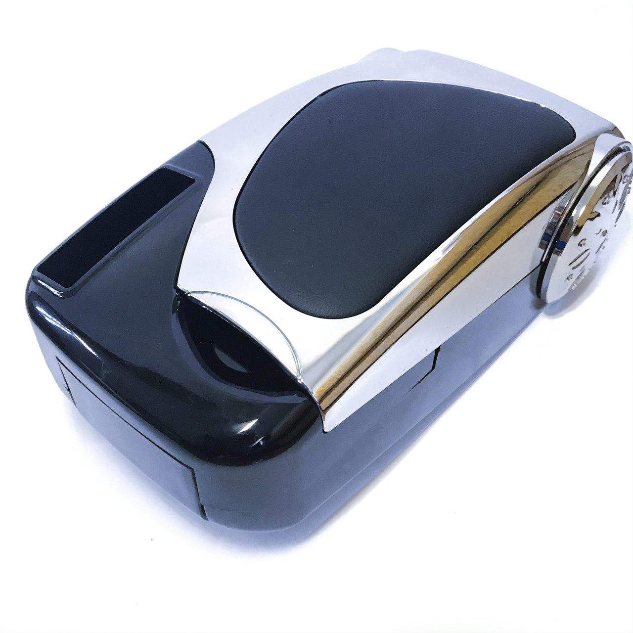 Підлокітник універсальний автомобільний Vitol HJ-48001 G3, 35х18х12 см, чорний з сріблом