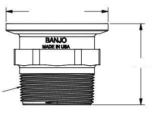 Фітинг Banjo M220MPT, фото 3