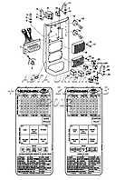 Блок предохранителей, реле и макет С1-1-1 на Hidromek 102B